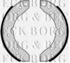 BORG & BECK BBS6171 Brake Shoe Set